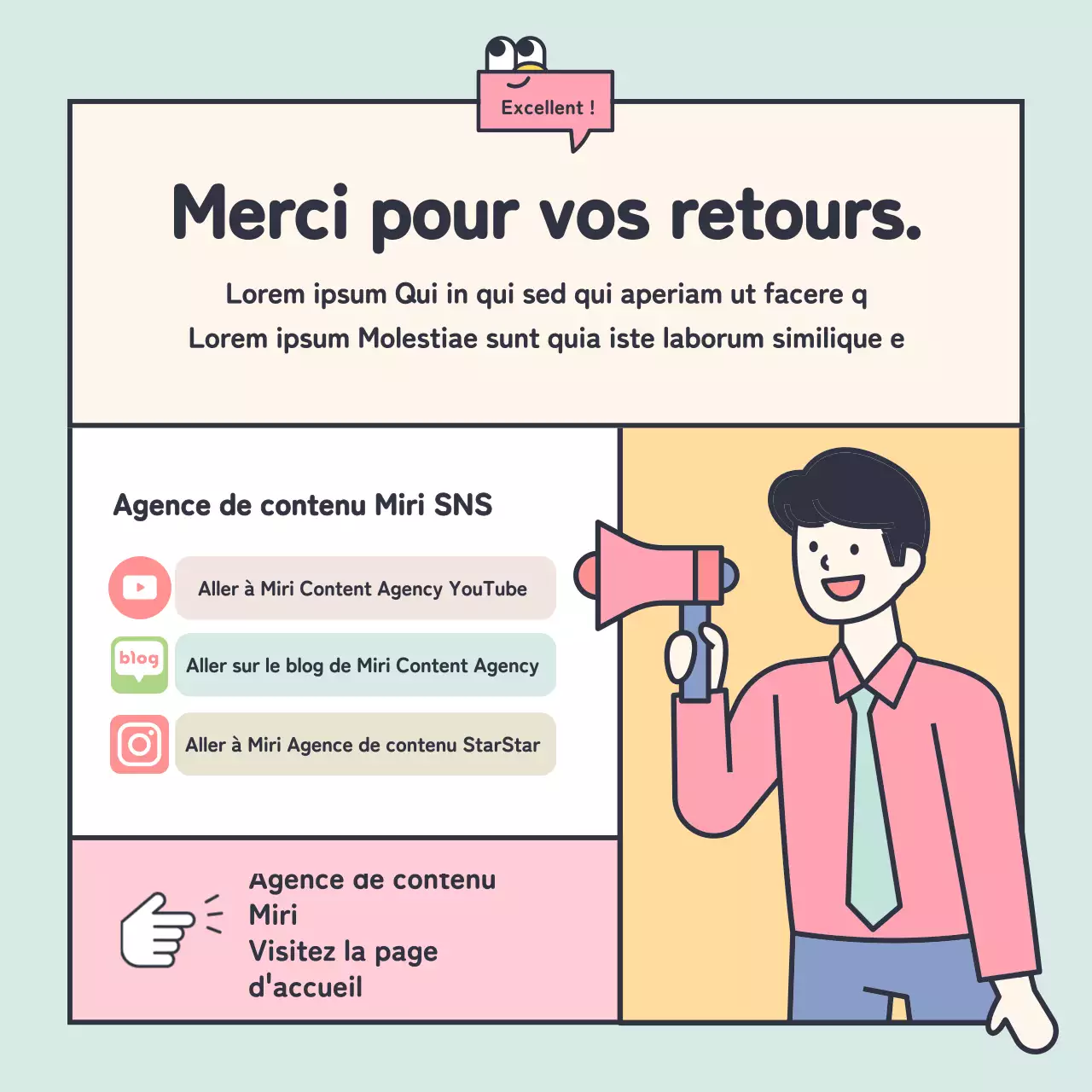 Des enquêtes claires avec de jolies illustrations roses et jaunes