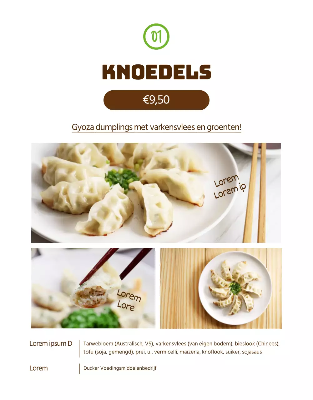 (Voedsel) knoedels