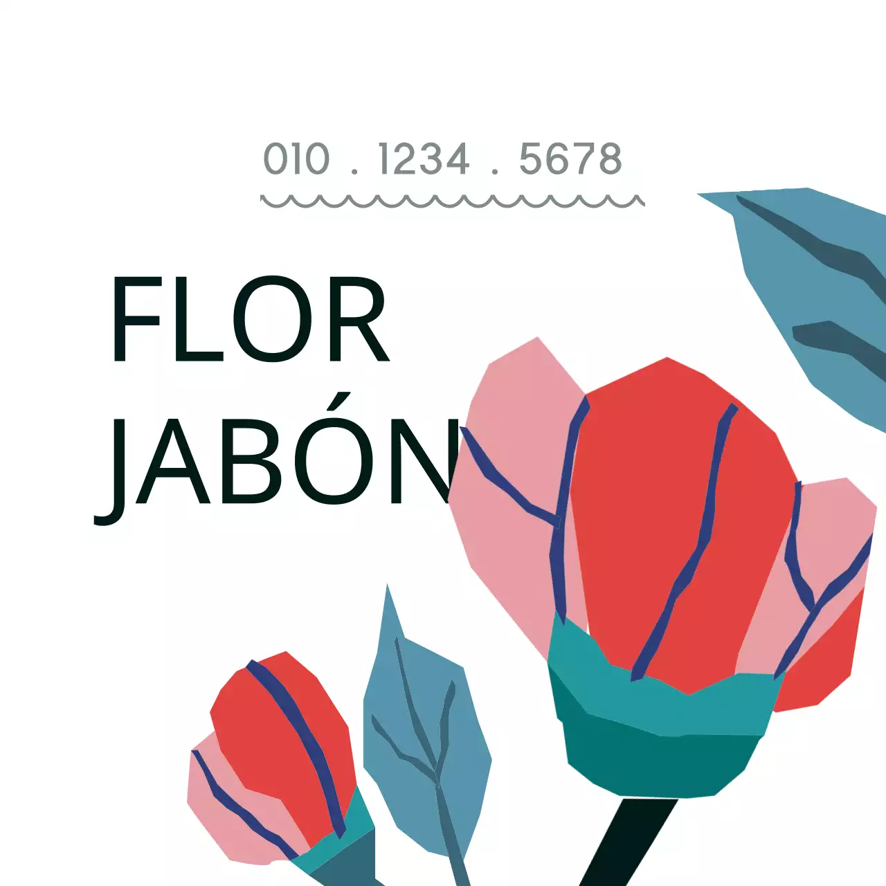 Jabón de flores