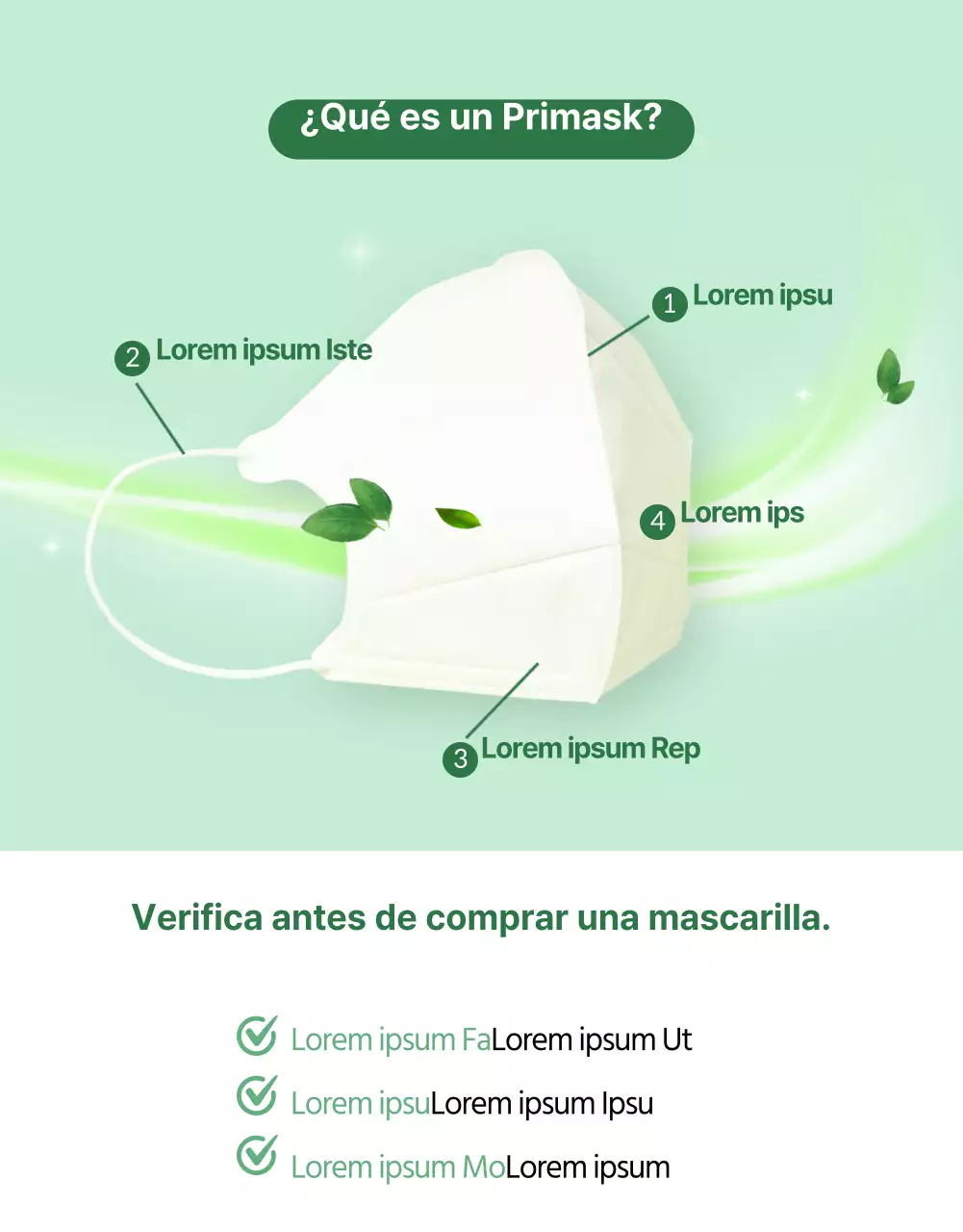 Mascarillas para partículas