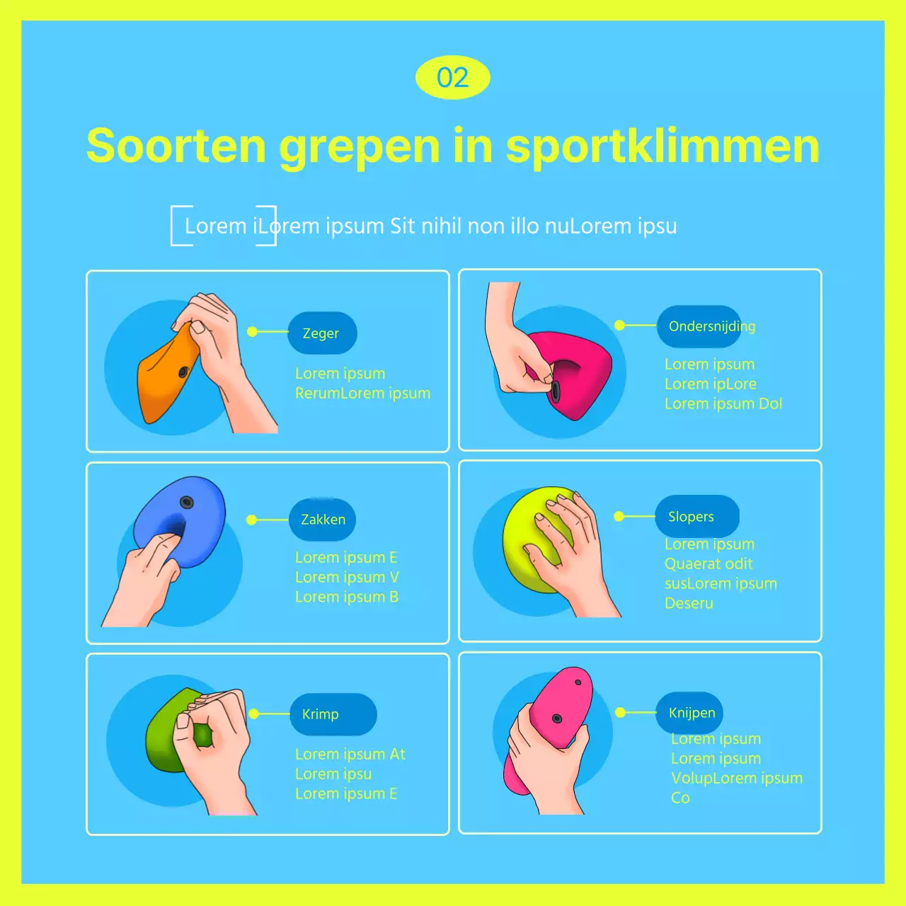 Een vleugje limoen in het blauw - KlimkaartNieuws