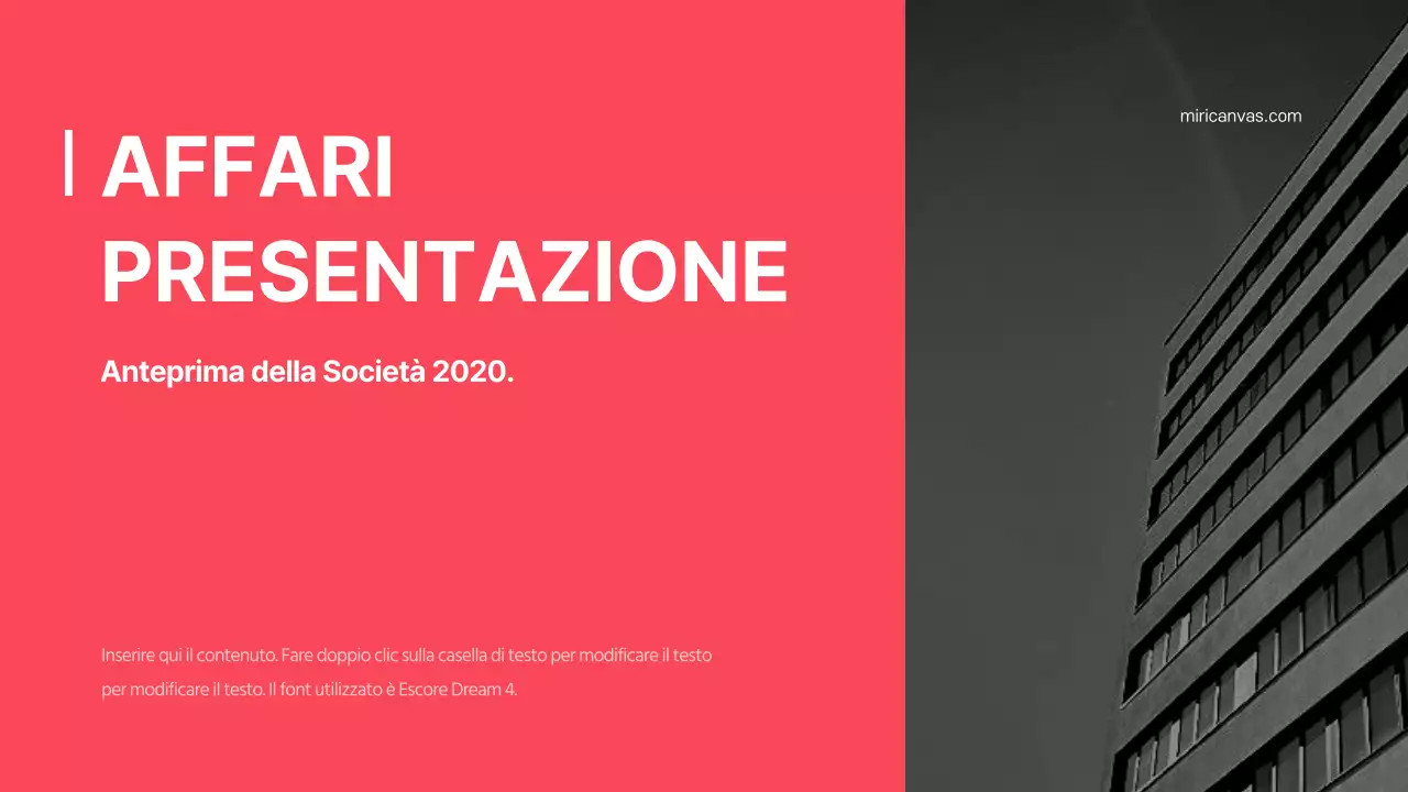 Presentazioni aziendali