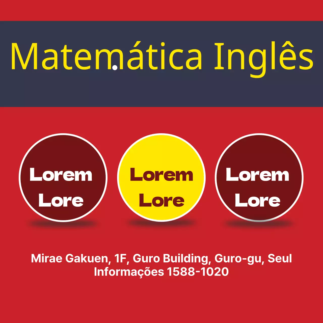 Escola de Matemática e de Inglês
