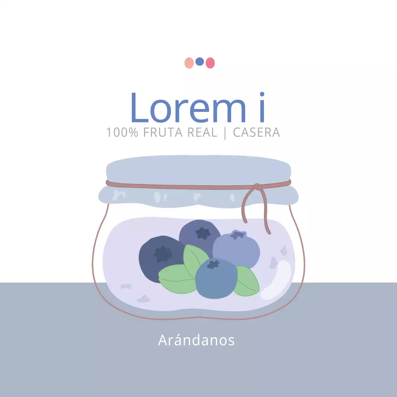 Mermelada de arándanos