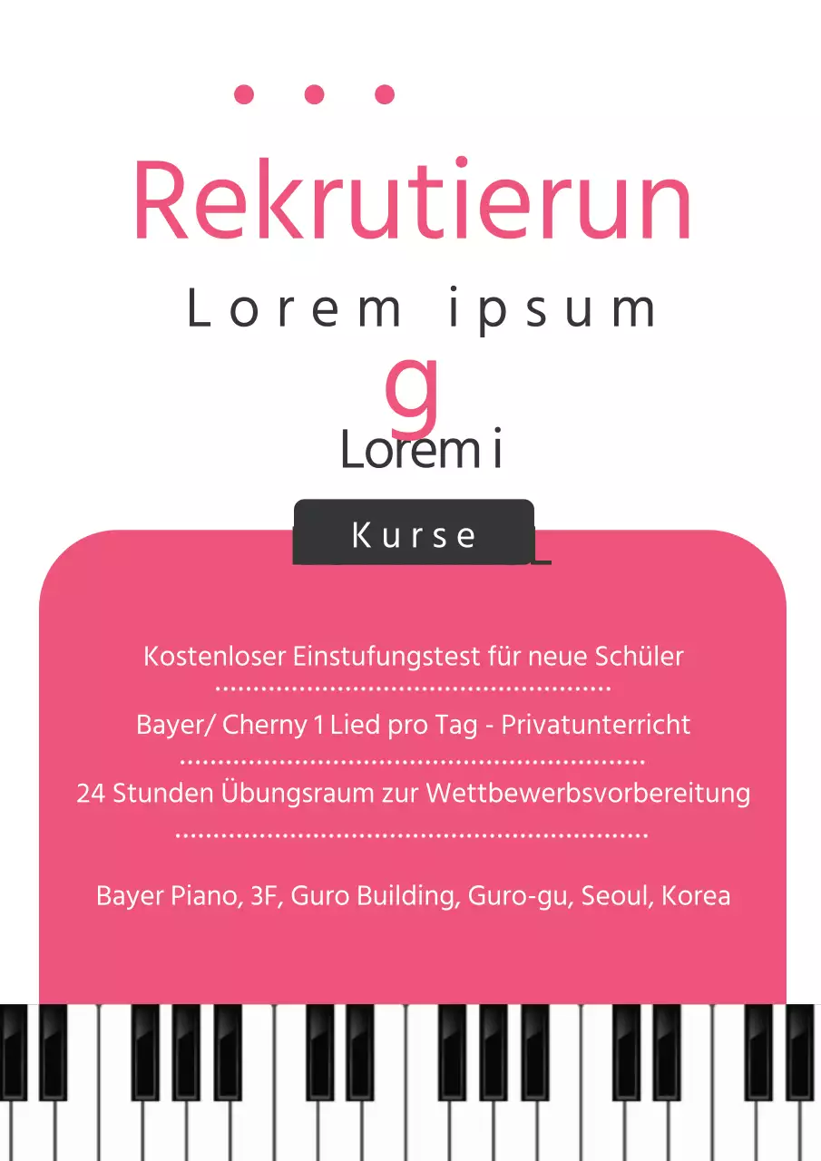 Anwerbung neuer Studenten
