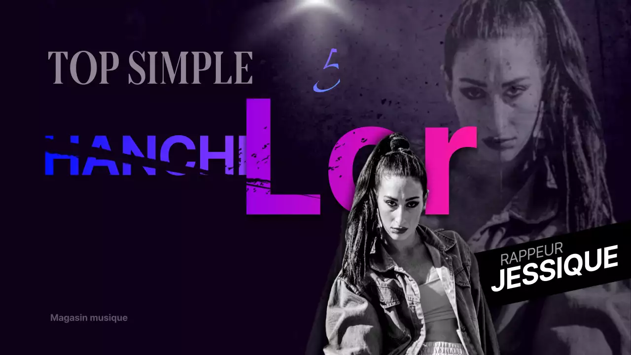 Housse de musique hip en bleu et violet