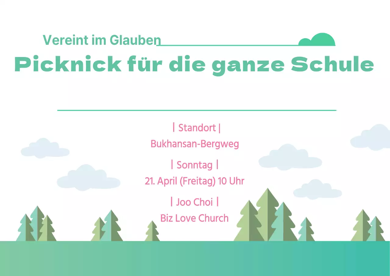 Picknick für die ganze Schule
