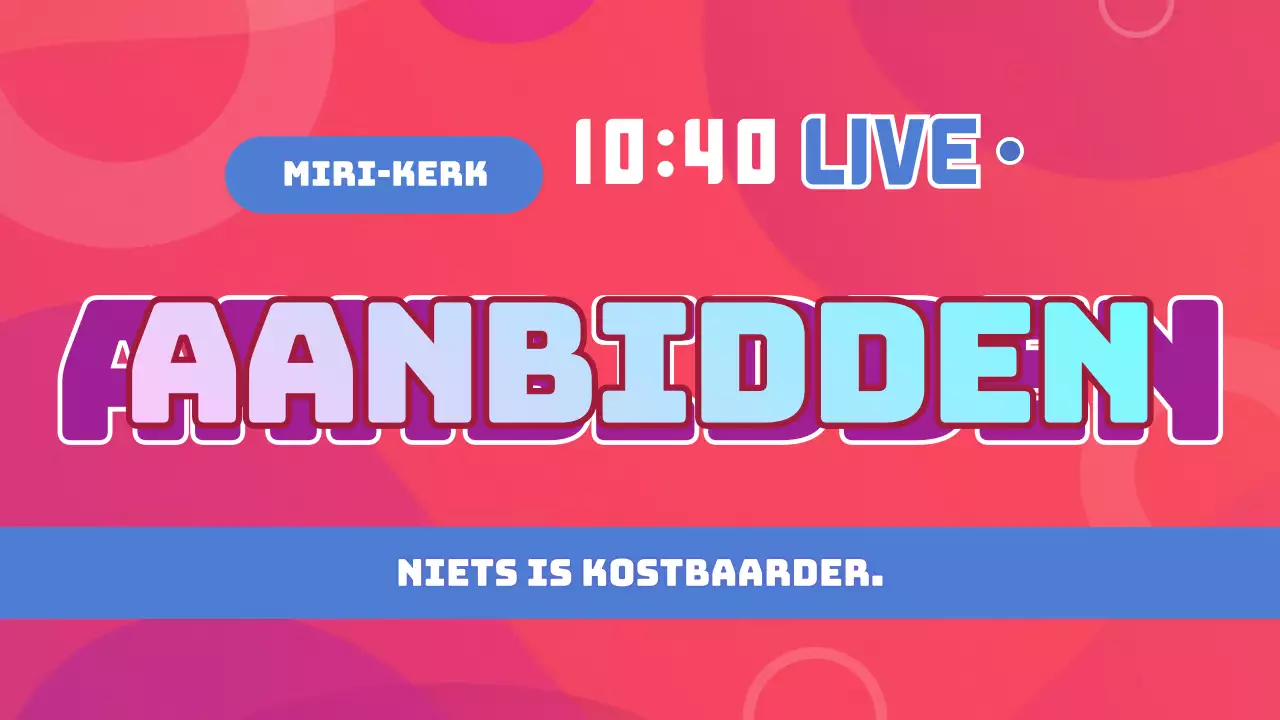 Blue Space Grafiek Online Aanbidding