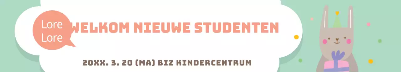 Welkom voor nieuwe studenten