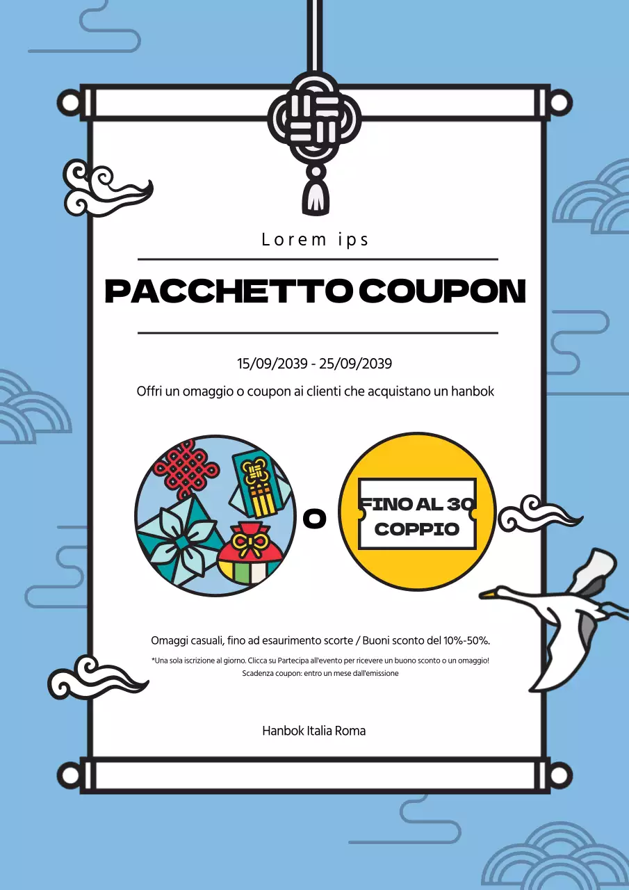 Pacchetti di coupon per le vacanze