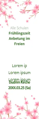 Frühlingsanbetung im Freien