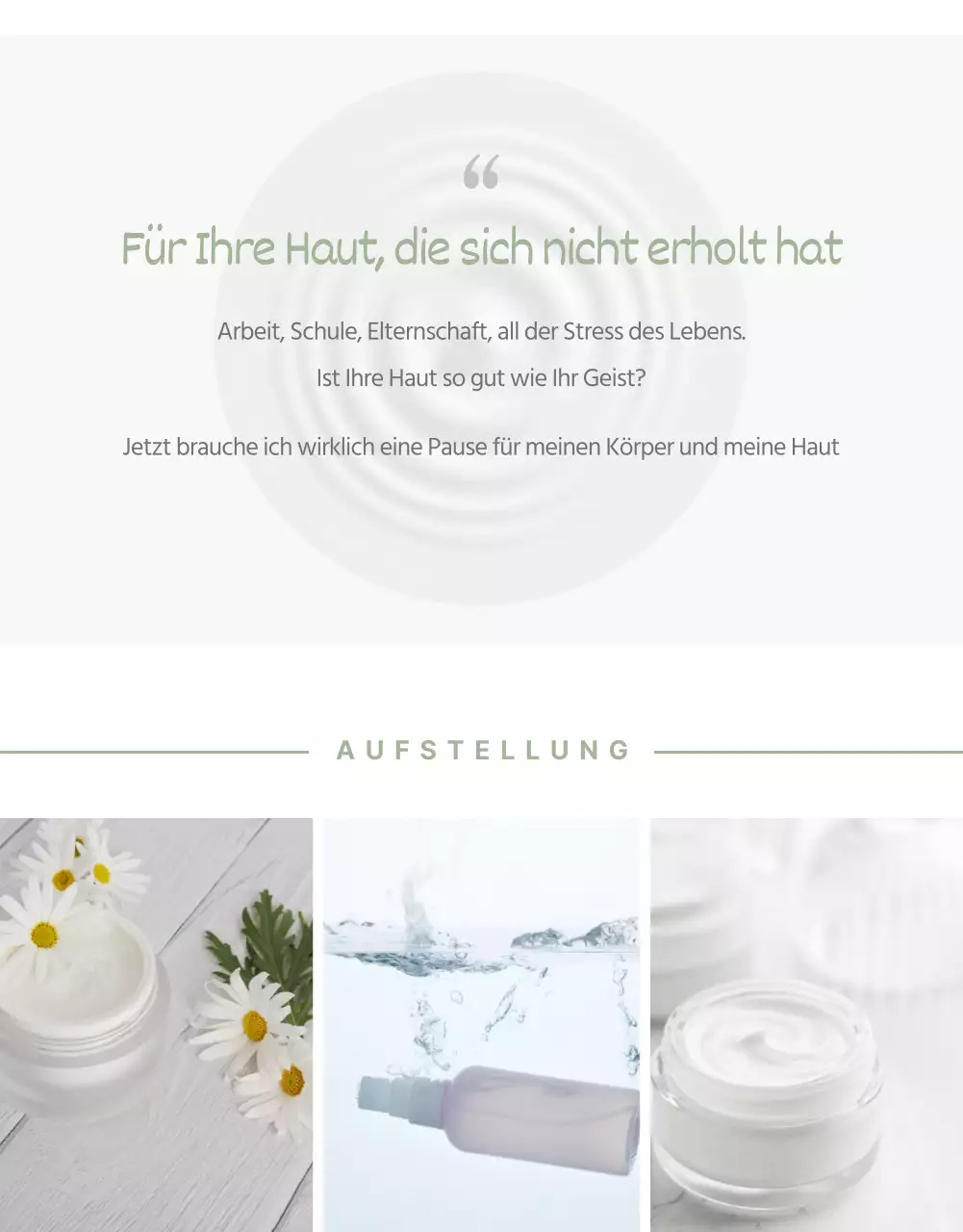 Körper Produkt-Detailseite
