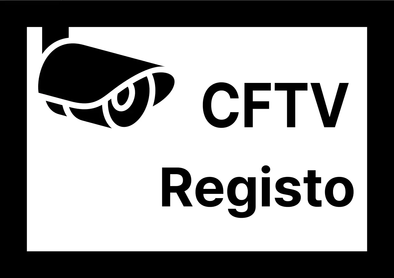 Papel simples preto para inscrição de registos CCTV
