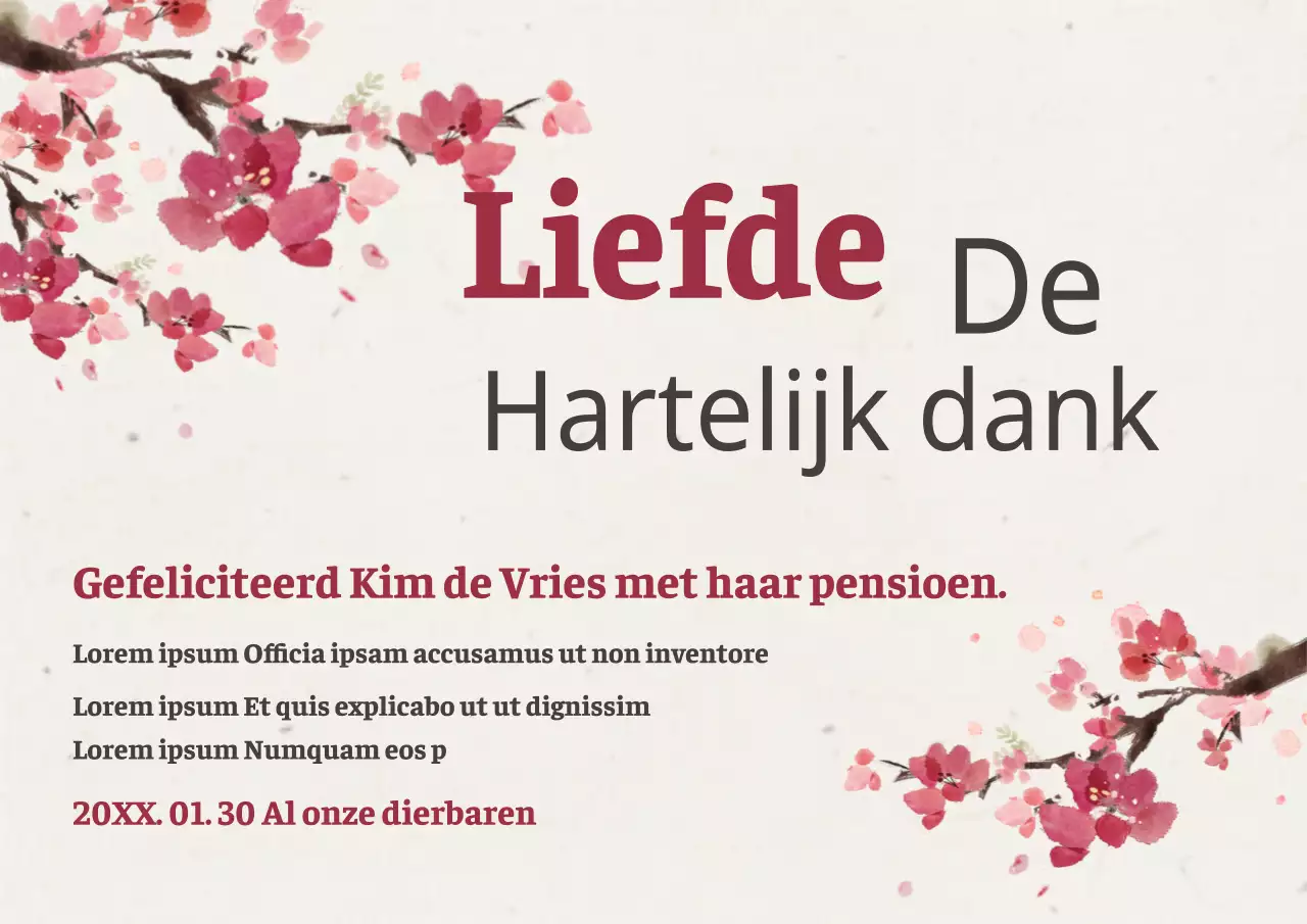 Ik hou van je, dank je