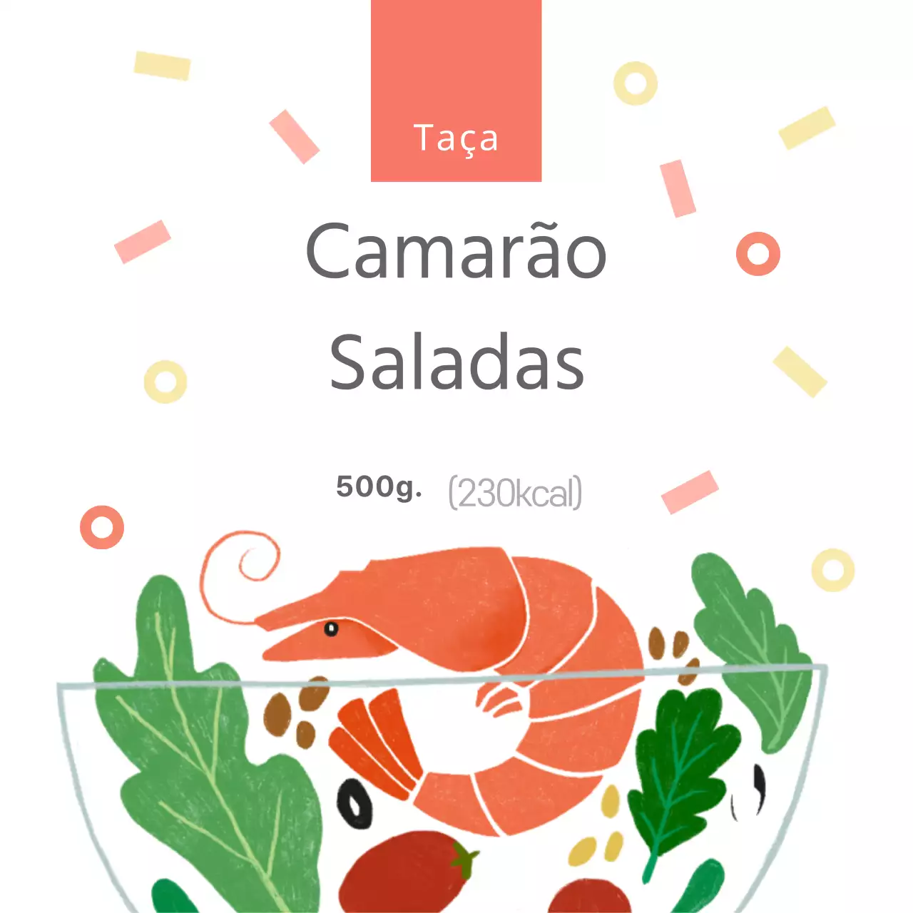 Salada de camarão