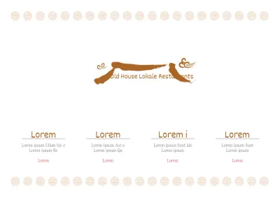 Ouderwetse restaurants