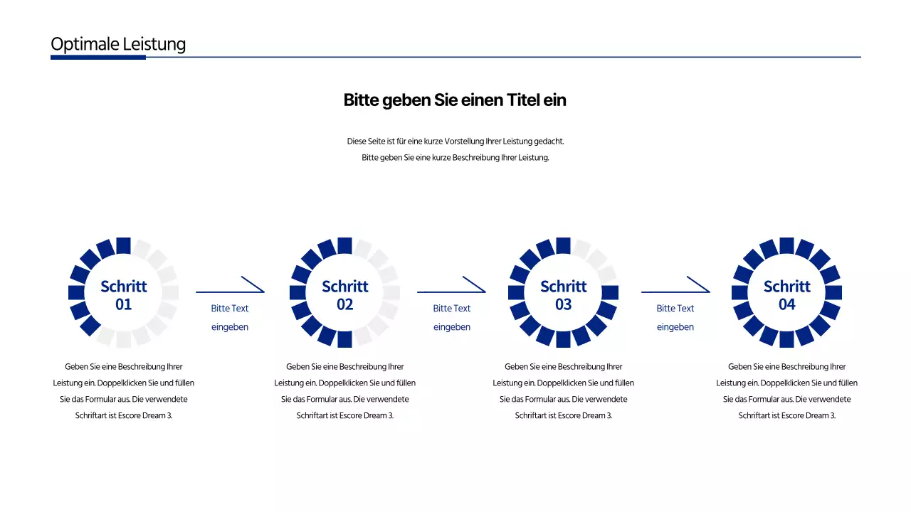 Minimalistischer Firmenbrief