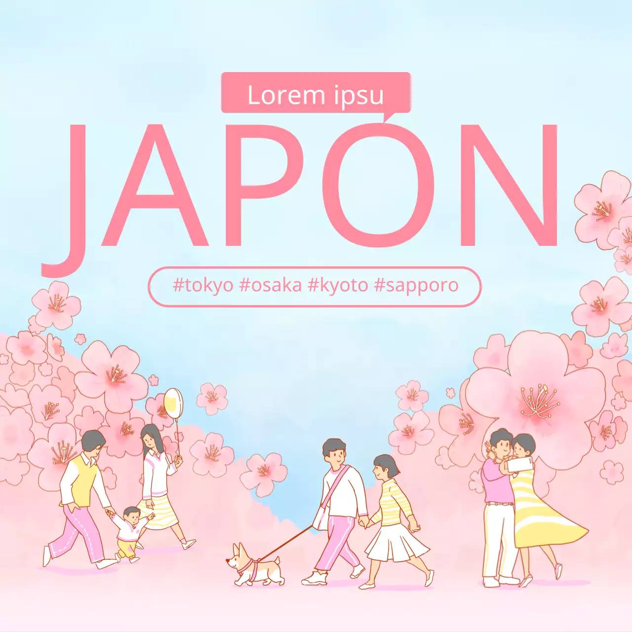 Tourisme des cerisiers en fleurs_Carte News