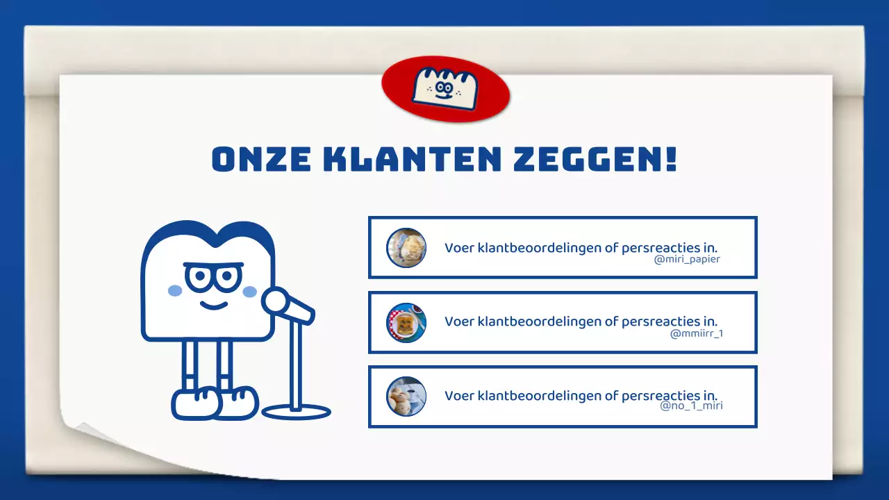 Schattige bakkersportefeuille in blauw en bruin