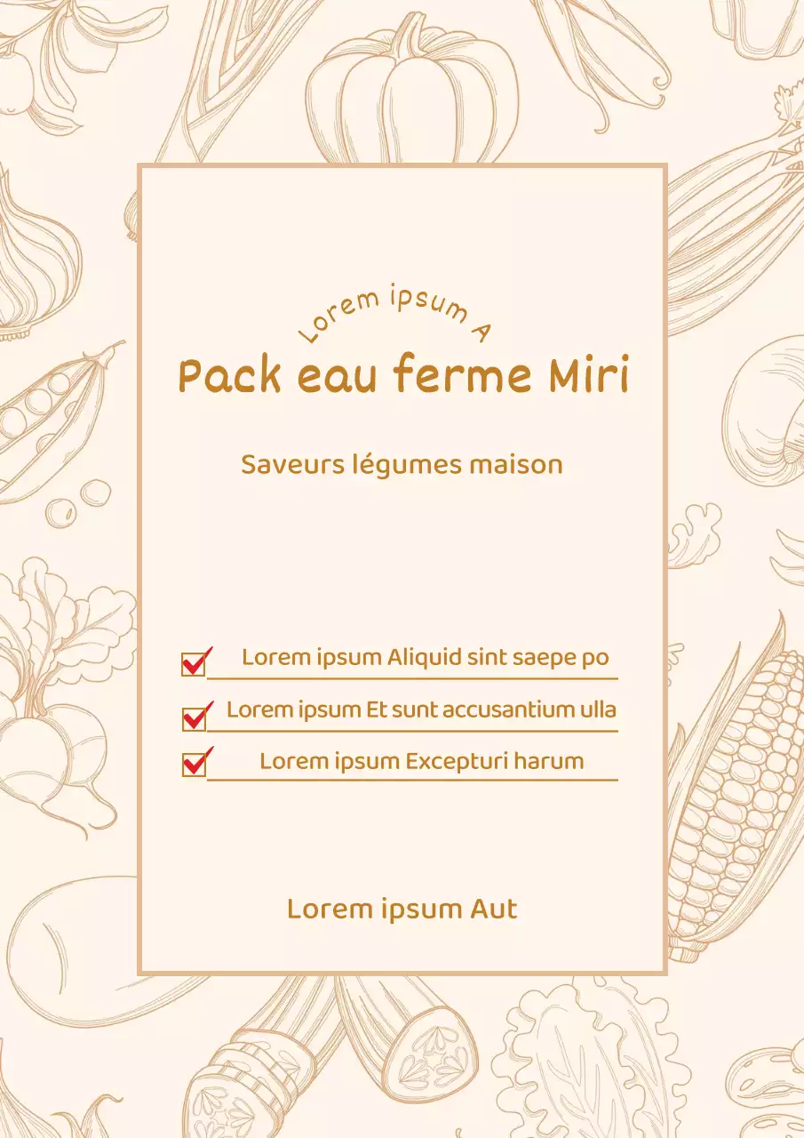 Faites la promotion de votre ferme écologique en beige et chic
