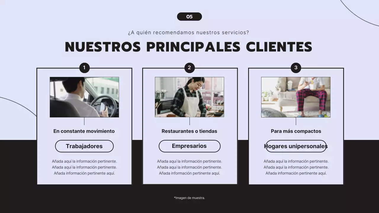 Limpia y moderna propuesta de servicio de alquiler de electrodomésticos con fondo malva