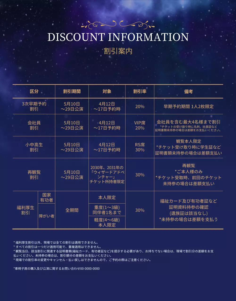 青 ファンタジー ミュージカル ポスター 詳細ページ