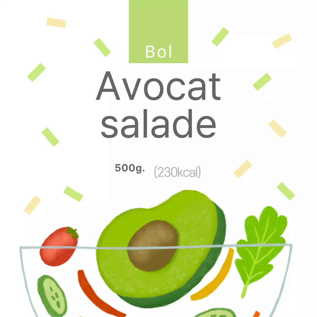 Salade d'avocat