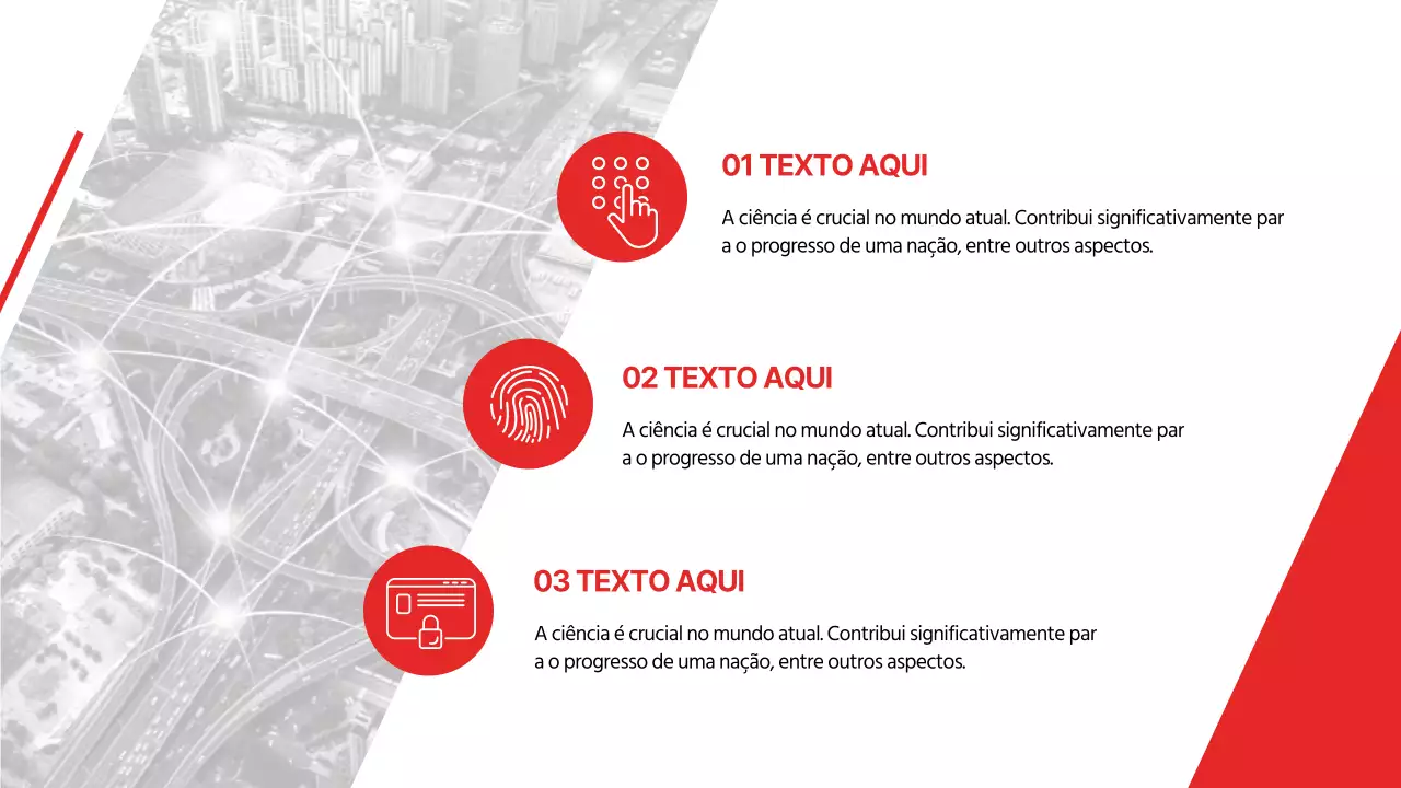 Uma agenda vermelha simples com um conceito simples