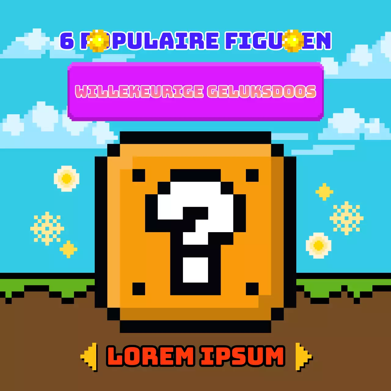 Promoot je Lucky Box-evenement met een kleurrijk en schattig spelconcept