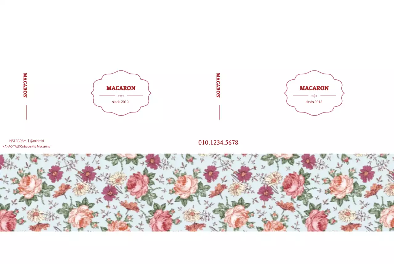 Papieren zak_medium_bloem