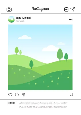 Witte Instagram eenvoudige promotie