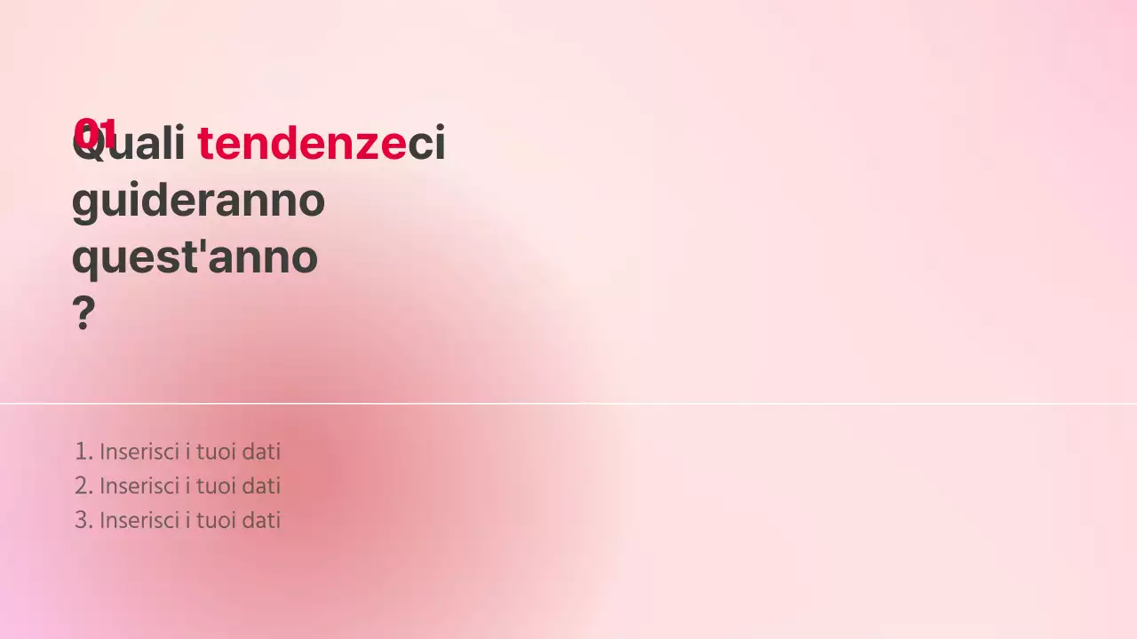 Una palette di colori geometrici per la tendenza rosa di quest'anno