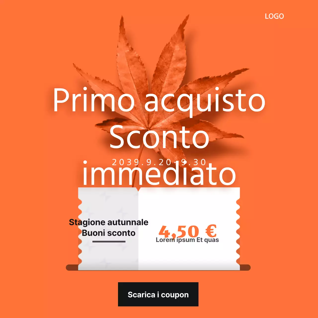 Sconto immediato sul primo acquisto