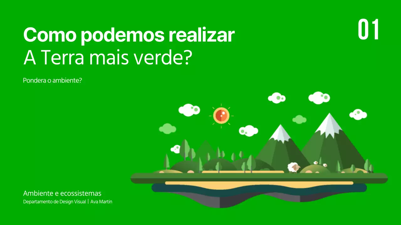Criar um Globo Verde