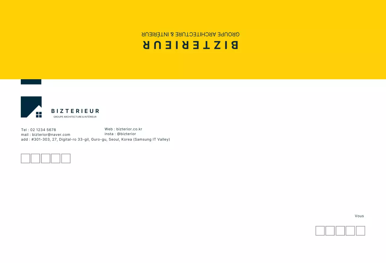 Logo jaune clean business