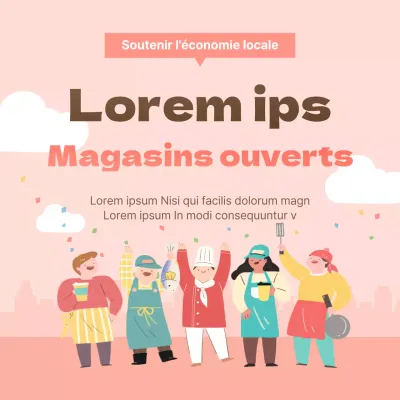 Paiements en cas de catastrophe rose : messages textuels en magasin