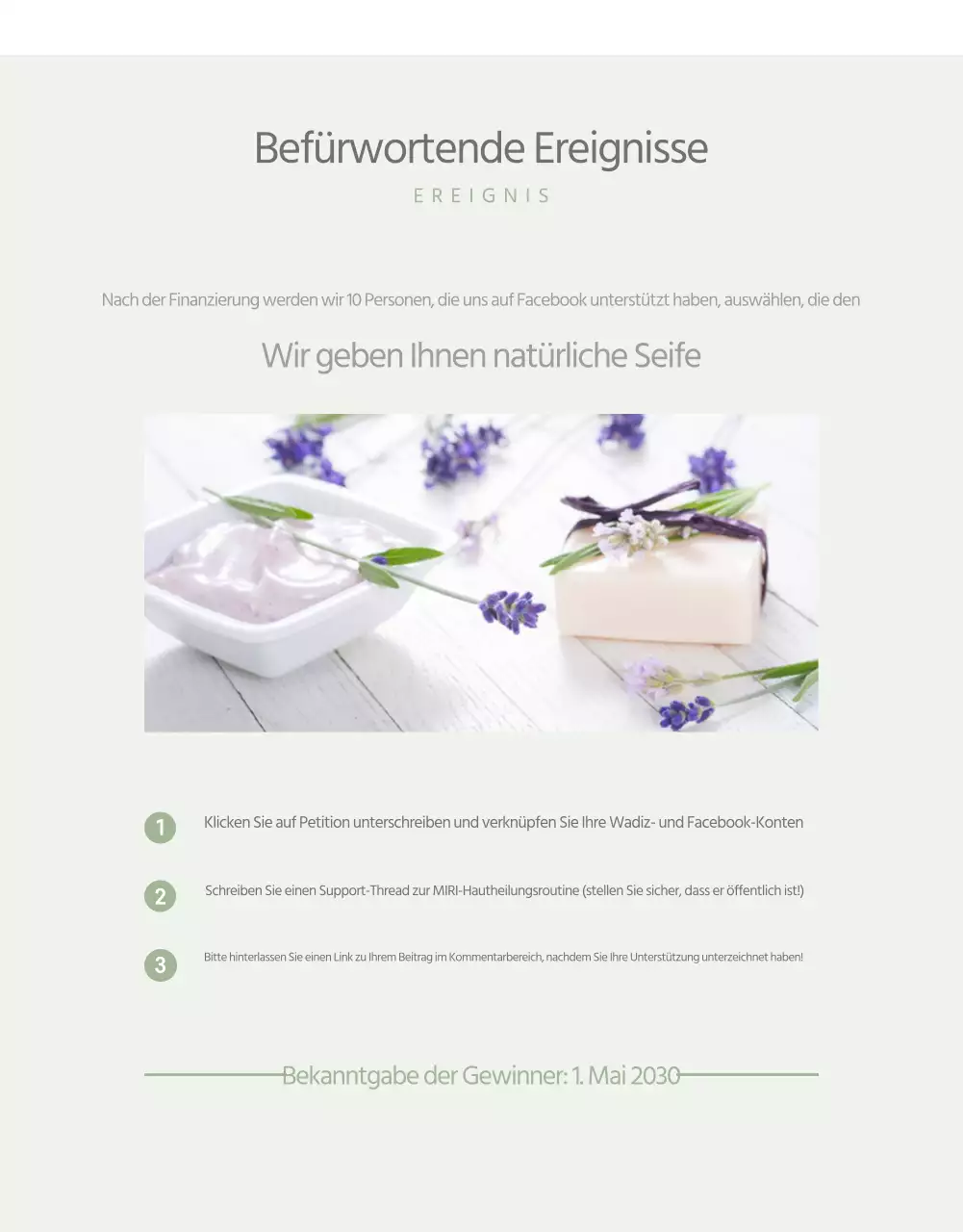 Körper Produkt-Detailseite