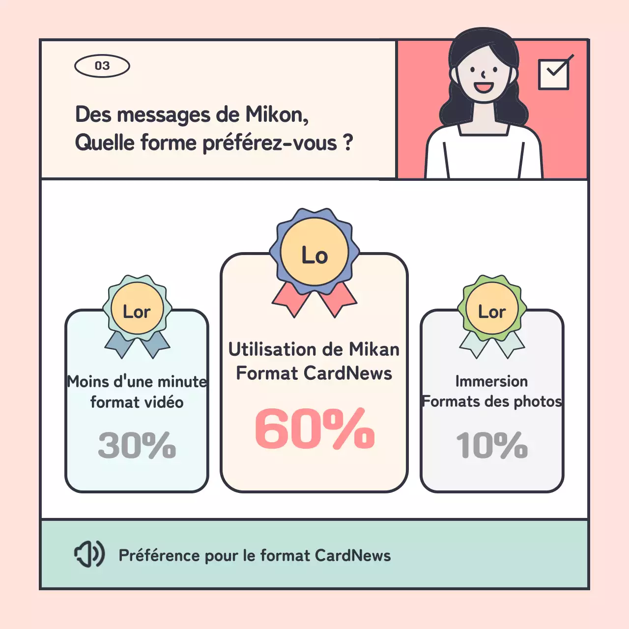 Des enquêtes claires avec de jolies illustrations roses et jaunes