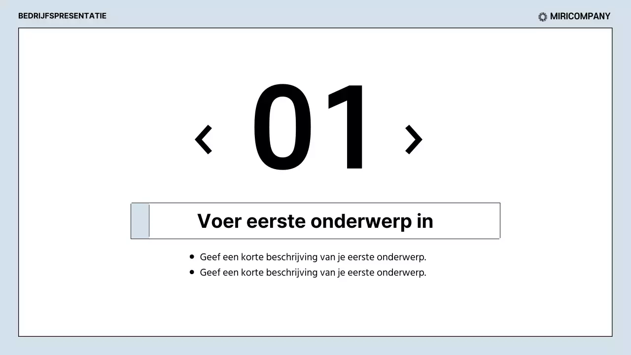 Strakke zakelijke rapporten in lichtblauw en zwart