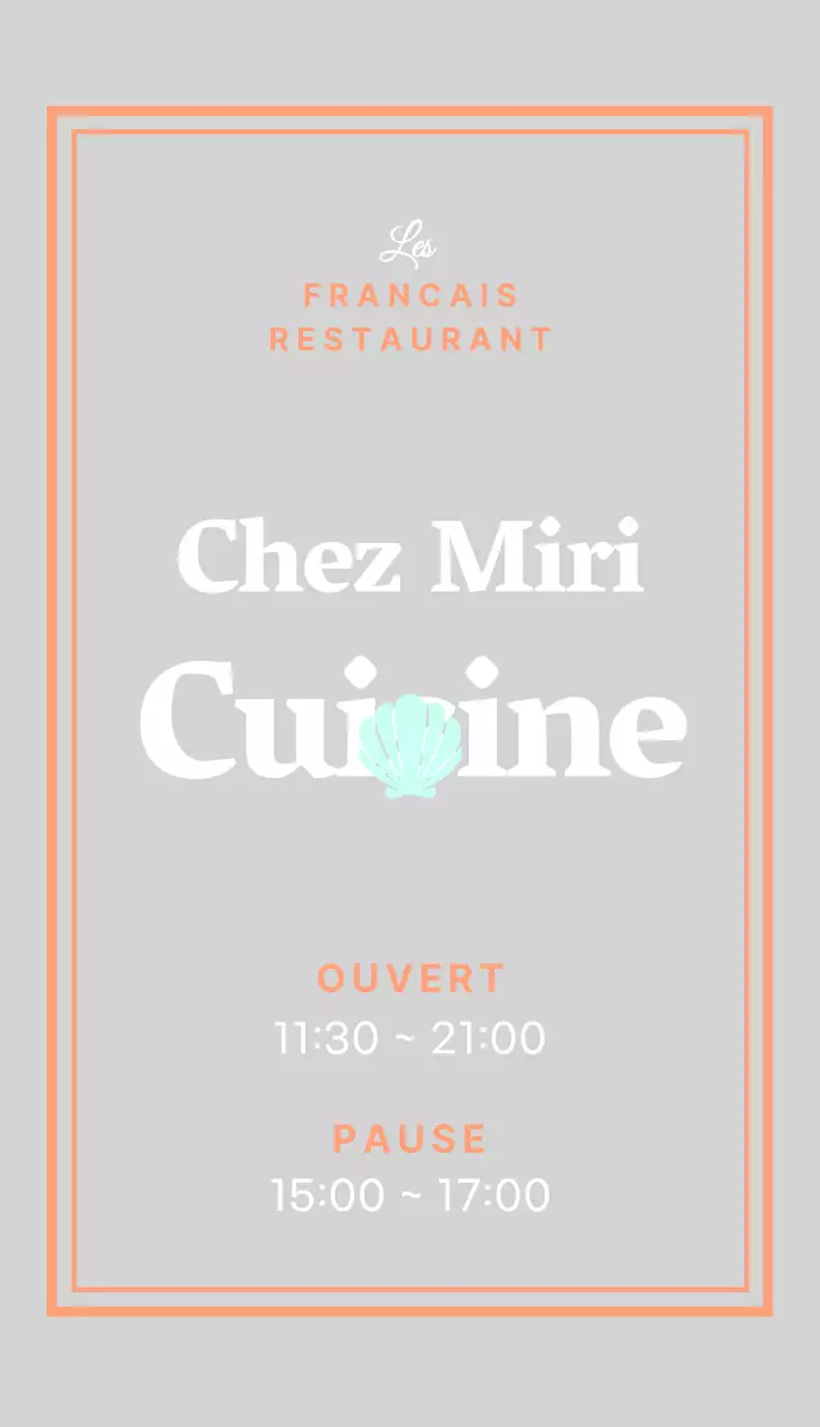 Faites la promotion de votre restaurant avec des sentiments orange et menthe