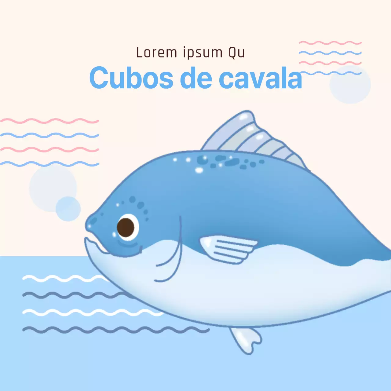 Autocolante do círculo do atum cavala