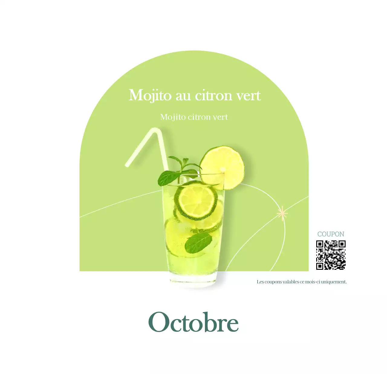 Calendrier des cafés avec recommandation de la boisson du mois