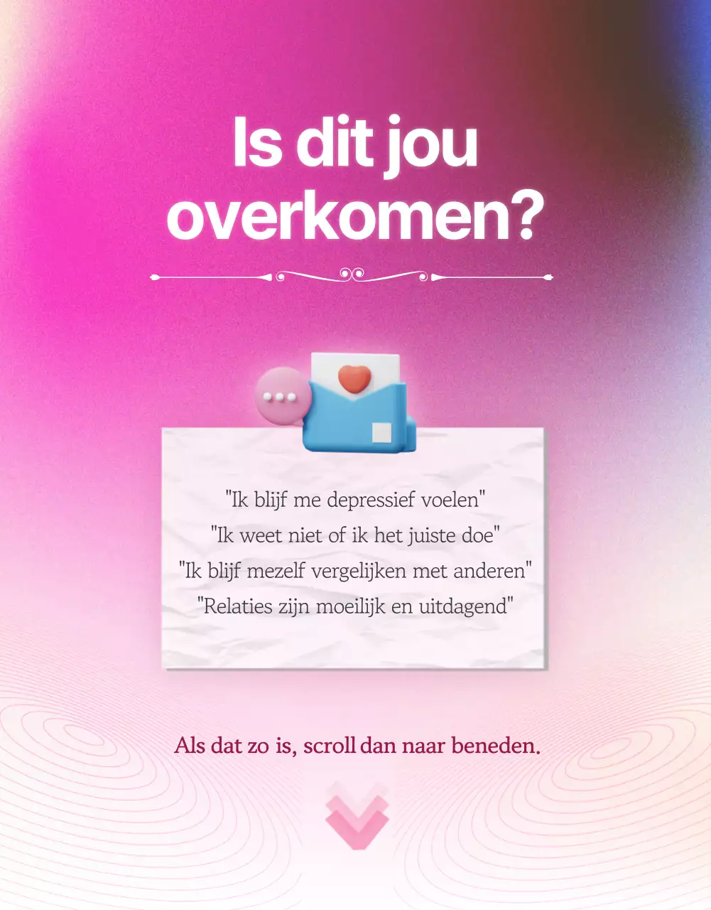 Bevorder roze, dromerige, emotionele psychotherapie