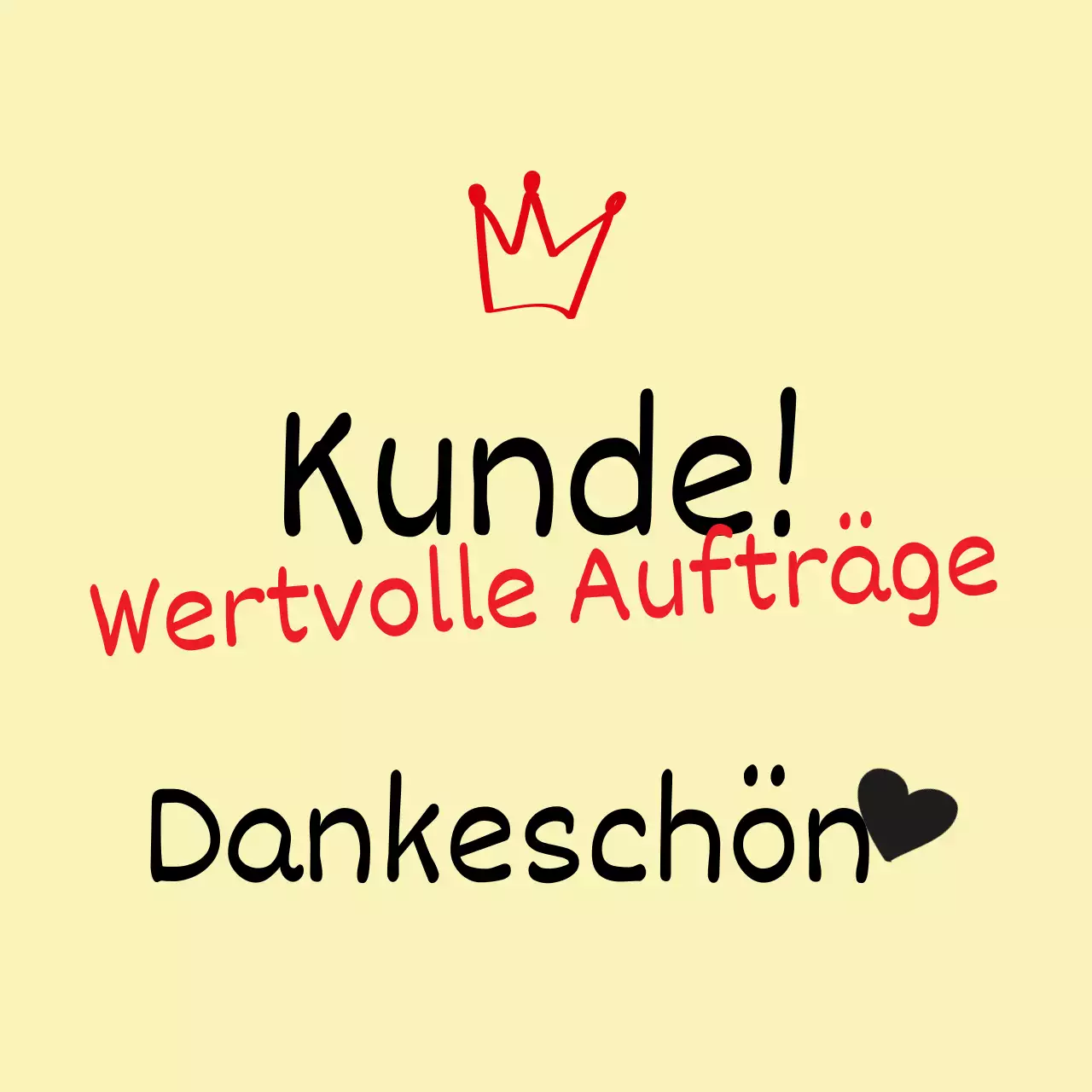 Dankesnachricht für die Lieferung