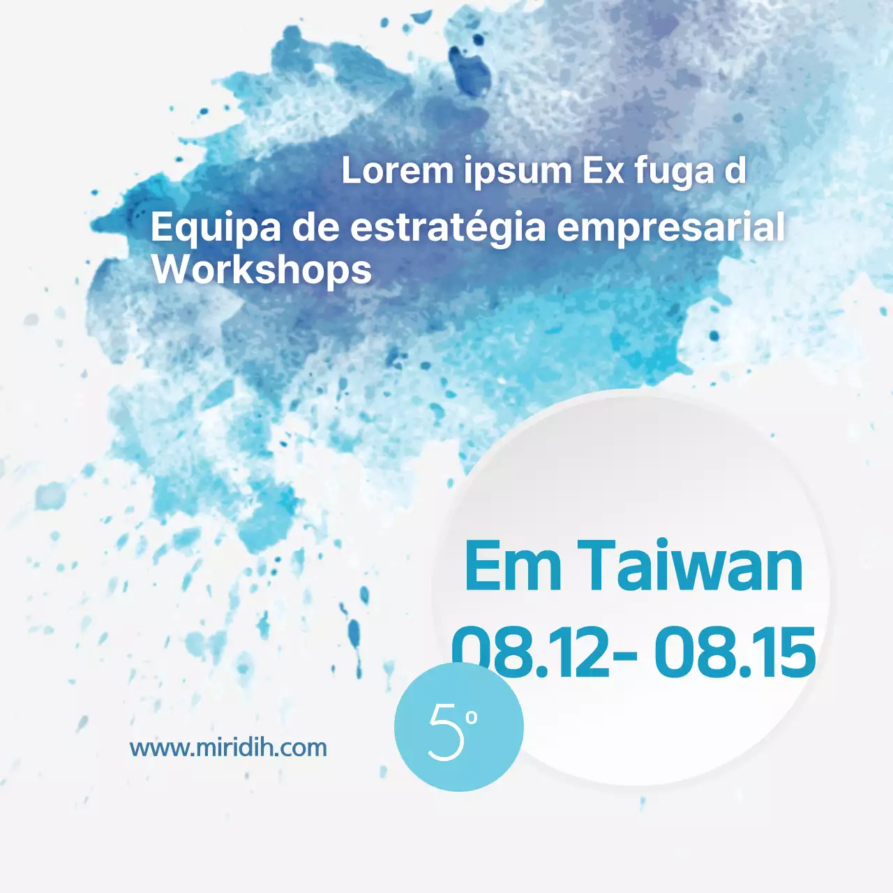 Workshops de verão
