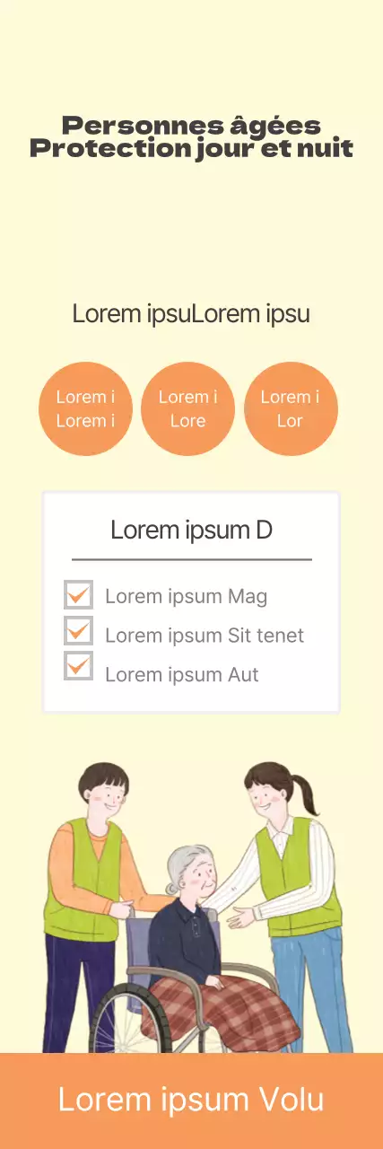 Protection des personnes âgées jour et nuit