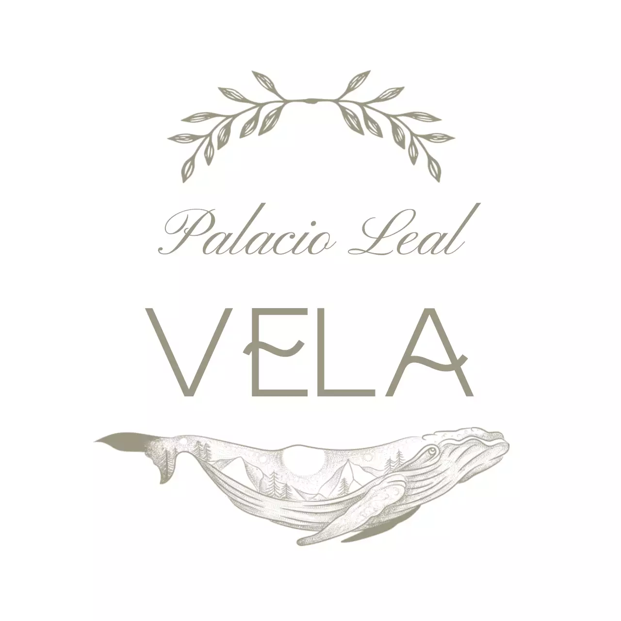 Vela de color topo y lujosa ilustración de texto