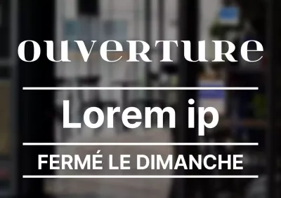 Heures d'ouverture du café