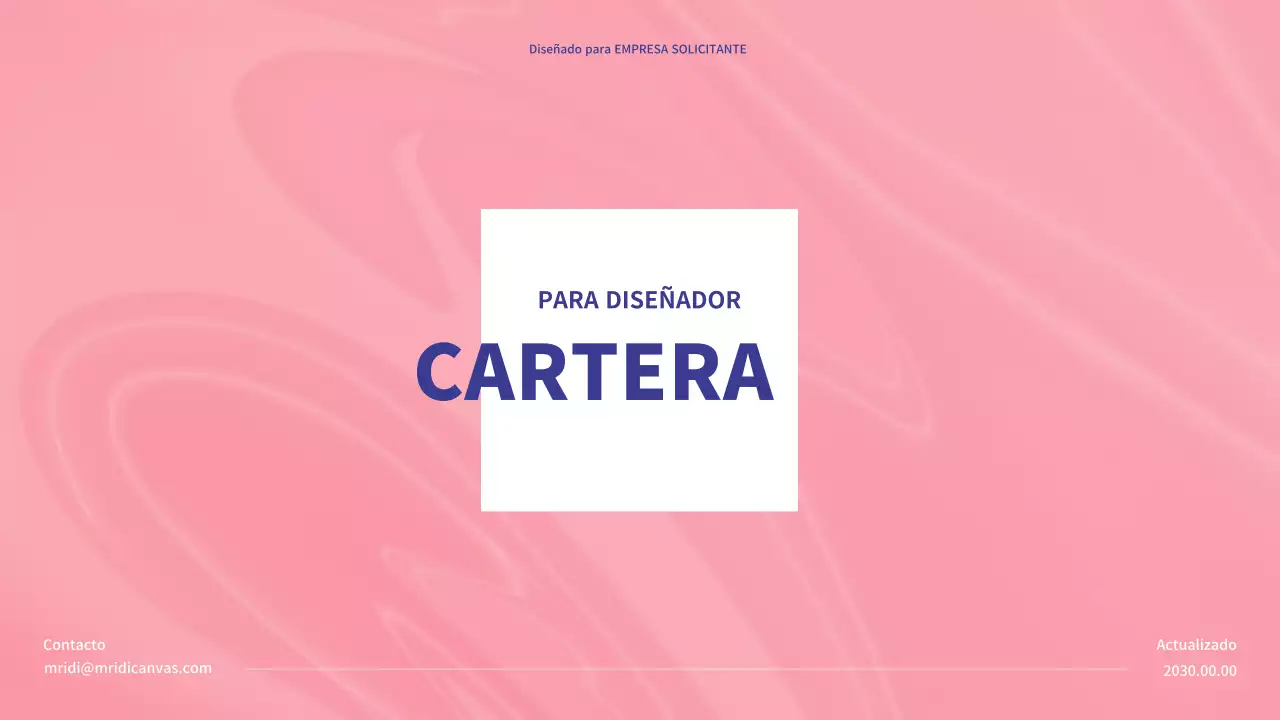 Una cartera de temas rosa claro para ayudarte en el campo del diseño