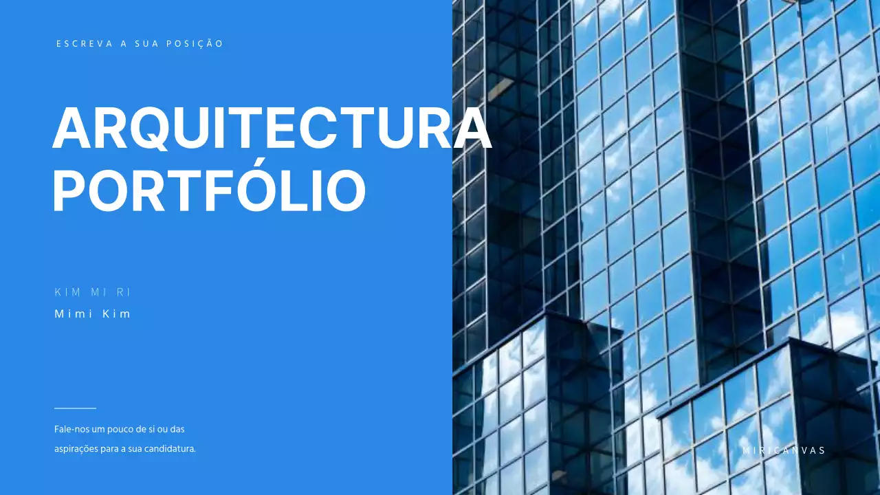 Portfólio da BlueThemes para o ajudar no domínio da arquitetura